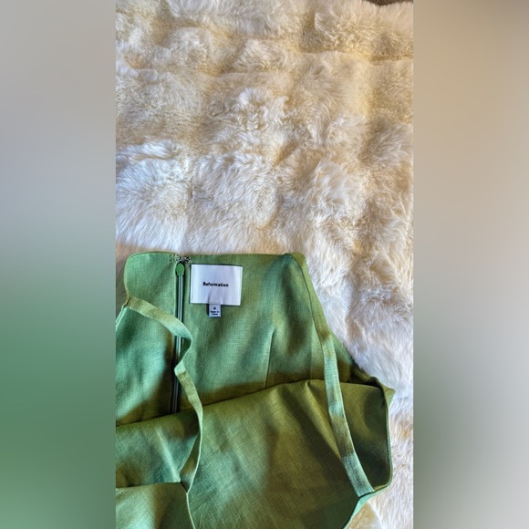 Reformation Olive Green Mini Dress - Picture 12 of 15